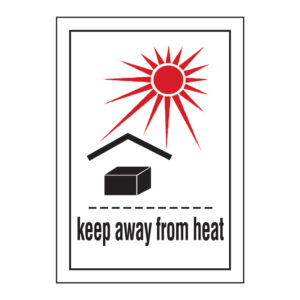 Keep away from heat IATA
